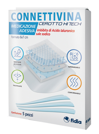 CEROTTO CONNETTIVINA HITECH 6 X 7 CM 5 PEZZI - Fontenova srl