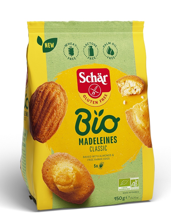 SCHAR BIO MADELEINES CLASSIC 5 MONOPORZIONI DA 30 G - Fontenova srl