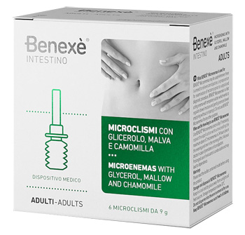 BENEXE' MICROCLISMI ADULTI 6 PEZZI X 9 G FARMACIA - Fontenova srl
