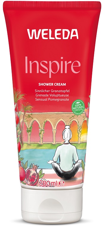 WELEDA INSPIRE DOCCIA CREMOSA MELOGRANO 200 ML - Fontenova srl