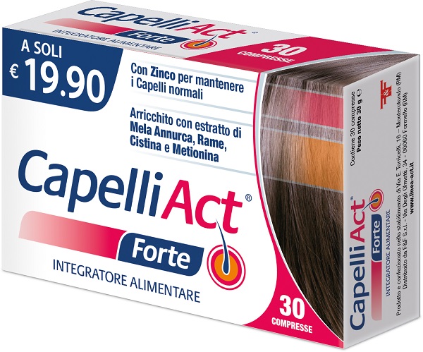 CAPELLI ACT FORTE 30 COMPRESSE - Fontenova srl