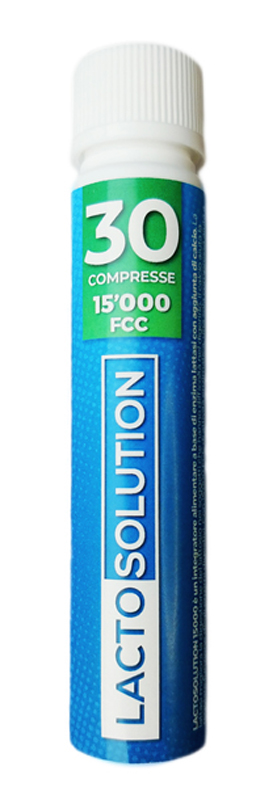 LACTOSOLUTION 15000 30 COMPRESSE - Fontenova srl