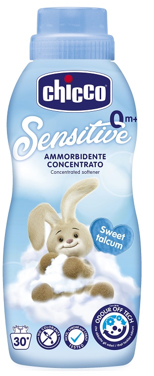 CHICCO SENSITIVE 0M+ AMMORBIDENTE CONCENTRATO SWEET TALCUM 750 ML - Fontenova srl