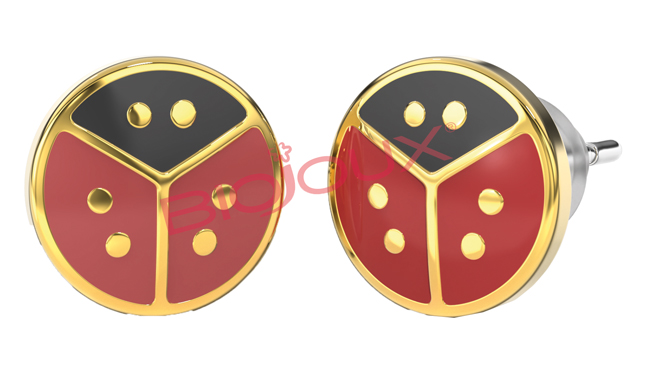 ORECCHINO STERILE BJT720 GP BABY LADYBUG - Fontenova srl