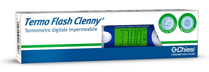 TERMOMETRO CLENNY TERMO FLASH PREDITTIVO 10 SECONDI WATERPROOF - Fontenova srl