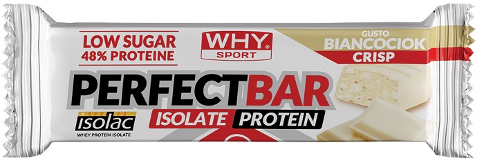 WHYSPORT PERFECT BAR BIANCOCIOK CRISP 50 G - Fontenova srl