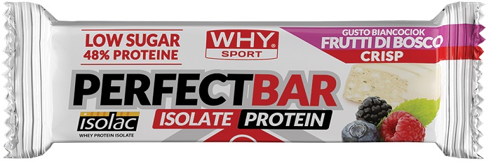 WHYSPORT PERFECT BAR BIANCOCIOK FRUTTI DI BOSCO CRISP 50 G - Fontenova srl