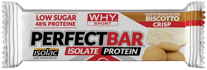 WHYSPORT PERFECT BAR BIANCOCIOK BISCOTTO CRISP 50 G - Fontenova srl
