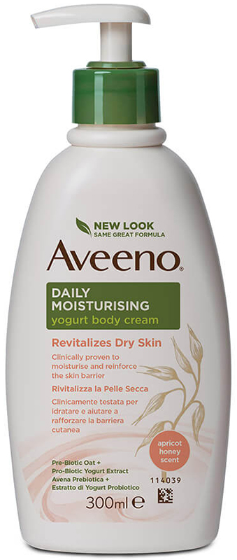 AVEENO CREMA CORPO YOGURT ALBICOCCA&MIELE 300 ML - Fontenova srl