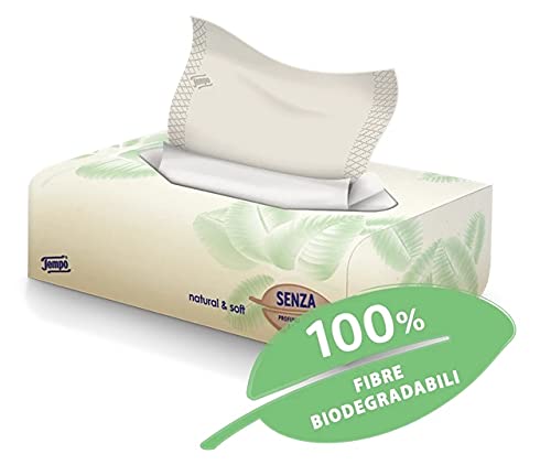TEMPO BOX FAZZOLETTI NATURAL&SOFT 70 PEZZI - Fontenova srl