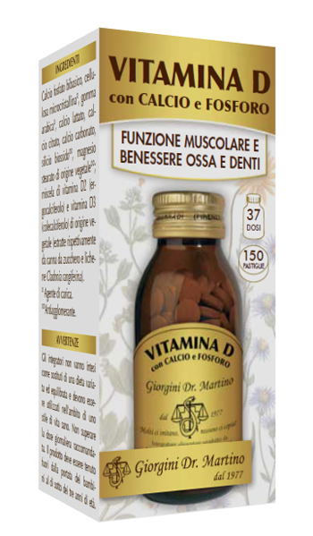 VITAMINA D CALCIO/FOSFORO 150 PASTIGLIE - Fontenova srl