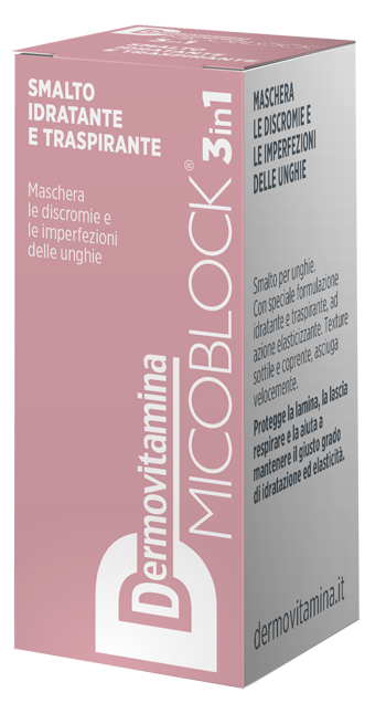 DERMOVITAMINA MICOBLOCK 3 IN 1 SMALTO IDRATANTE E TRASPIRANTE NUDE 5 ML - Fontenova srl