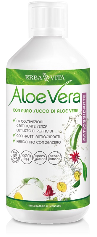ALOE VERA PURO SUCCO ANTIOSSIDANTE 1 LITRO - Fontenova srl