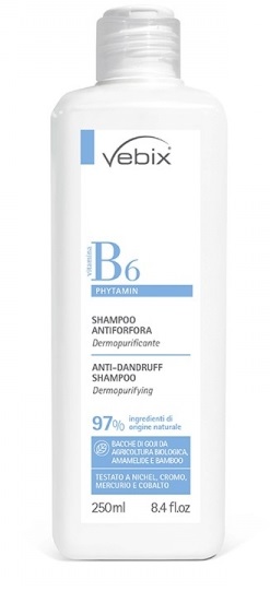 VEBIX PHYTAMIN SHAMPOO ANTIFORFORA DERMOPURIFICANTE 250 ML - Fontenova srl