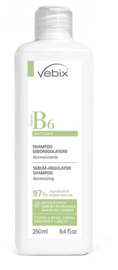 VEBIX PHYTAMIN SHAMPOO SEBOREGOLATORE NORMALIZZANTE 250 ML - Fontenova srl