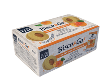 NUTRIFREE BISCO&GO CON FARCITURA ALL'ALBICOCCA 4X40 G - Fontenova srl