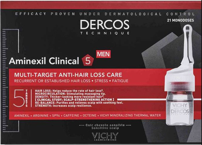 DERCOS AMINEXIL UOMO 12 FIALE 6 ML - Fontenova srl