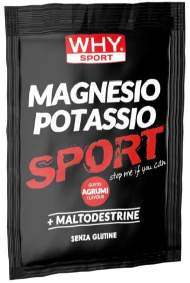 WHYSPORT MAGNESIO-POTASSIO SPORT AGRUMI MONODOSE 20 G - Fontenova srl