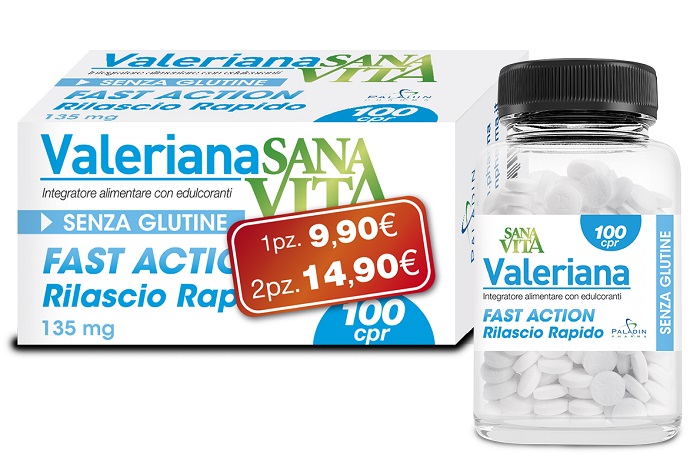 SANAVITA VALERIANA 100 COMPRESSE - Fontenova srl