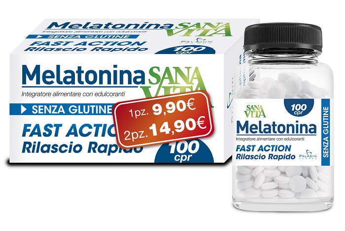 SANAVITA MELATONINA 100 COMPRESSE - Fontenova srl