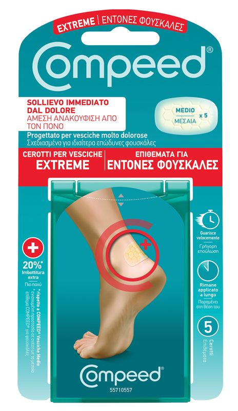 COMPEED CEROTTI PER VESCICHE EXTREME 5 PEZZI - Fontenova srl