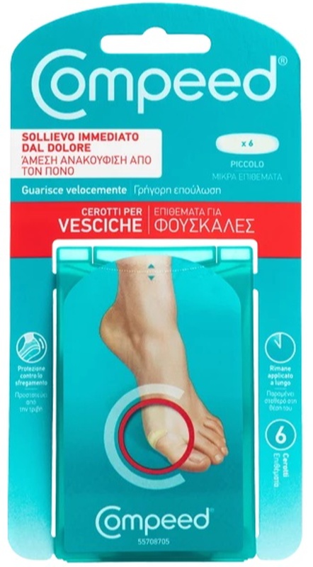 COMPEED CEROTTI PER VESCICHE PICCOLO 6 PEZZI - Fontenova srl