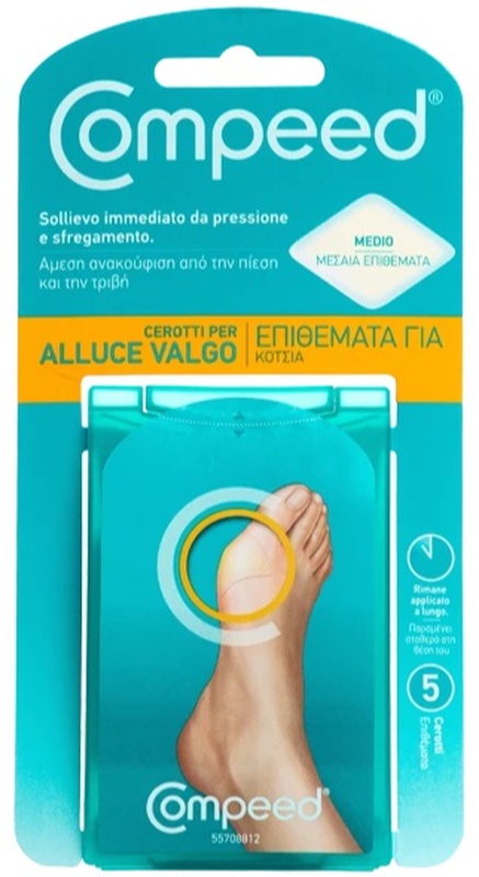 COMPEED CEROTTI PER ALLUCE VALGO 5 PEZZI - Fontenova srl
