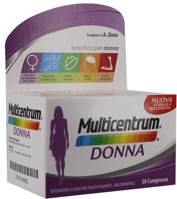 MULTICENTRUM DONNA 30 COMPRESSE - Fontenova srl