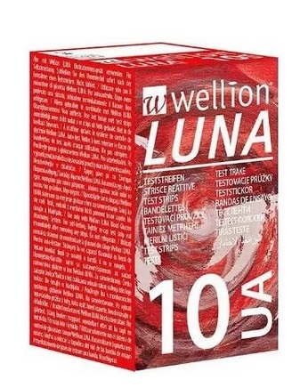 WELLION STRISCE PER LA DETERMINAZIONE DELL'ACIDO URICO 10 PEZZI - Fontenova srl