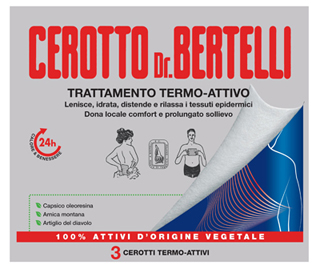 DR BERTELLI CEROTTO TERMO-ATTIVO 3 PEZZI - Fontenova srl