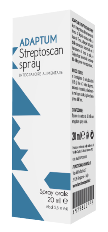 ADAPTUM STREPTOSCAN SPRAY 20 ML - Fontenova srl