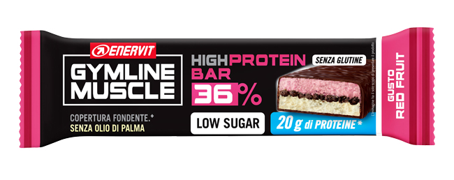 ENERVIT HIGH PROTEIN BAR 36% RED FRUIT BARRETTA 55 G - Fontenova srl