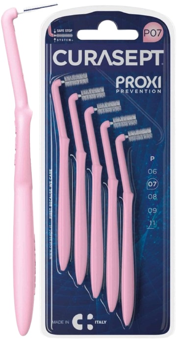 CURASEPT PROXI ANGLE P07 ROSA/PINK 5 PEZZI - Fontenova srl