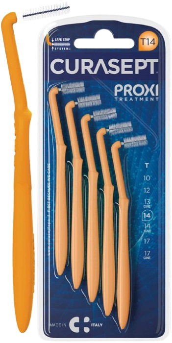 CURASEPT PROXI ANGLE P08 ARANTIO CHIARO/TANGERINO 5 PEZZI - Fontenova srl