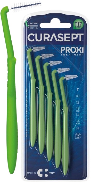 CURASEPT PROXI ANGLE P09 VERDE CHIARO/LIGHT GREEN 5 PEZZI - Fontenova srl