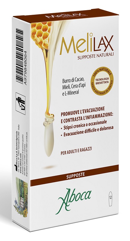 MELILAX 12 SUPPOSTE - Fontenova srl