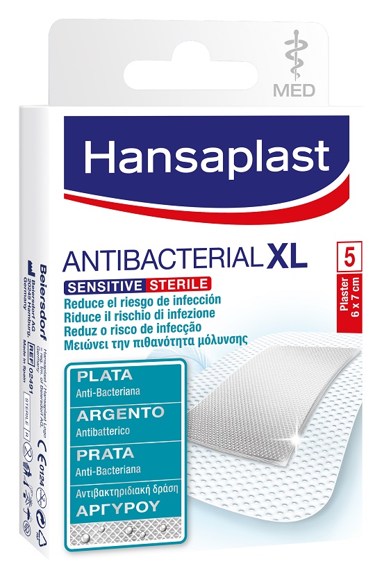 HANSAPLAST SENSITIVE EXTRA LARGE SILVER 5 PEZZI - Fontenova srl