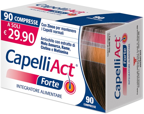 CAPELLI ACT FORTE 90 COMPRESSE - Fontenova srl