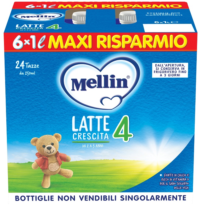 MELLIN 4 LATTE 6X1000 ML - Fontenova srl