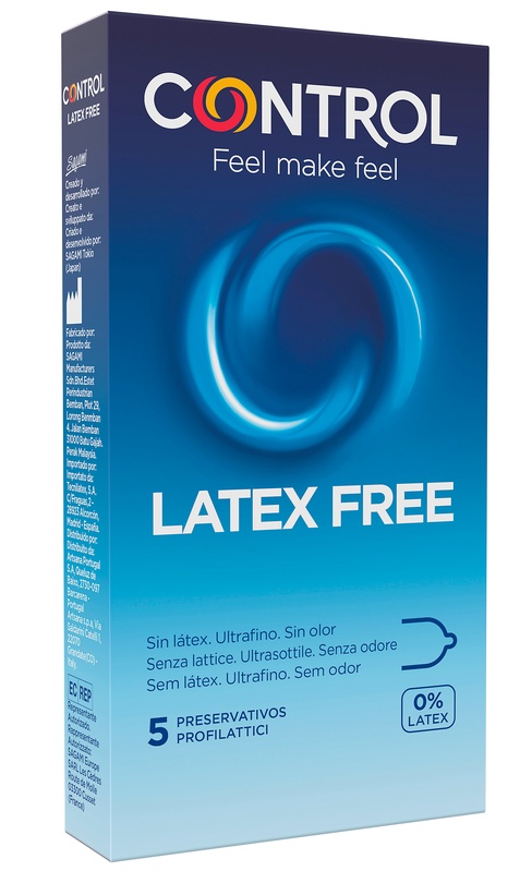 CONTROL LATEX FREE 5 PEZZI - Fontenova srl