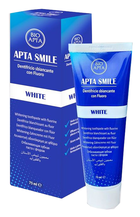 APTASMILE DENTIFRICIO SBIANCANTE 75 ML - Fontenova srl