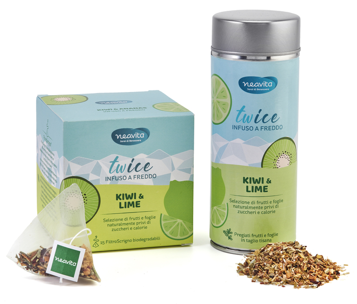 INFUSO TWICE KIWI E LIME FILTROSCRIGNO 15 FILTRI 3,5 G - Fontenova srl