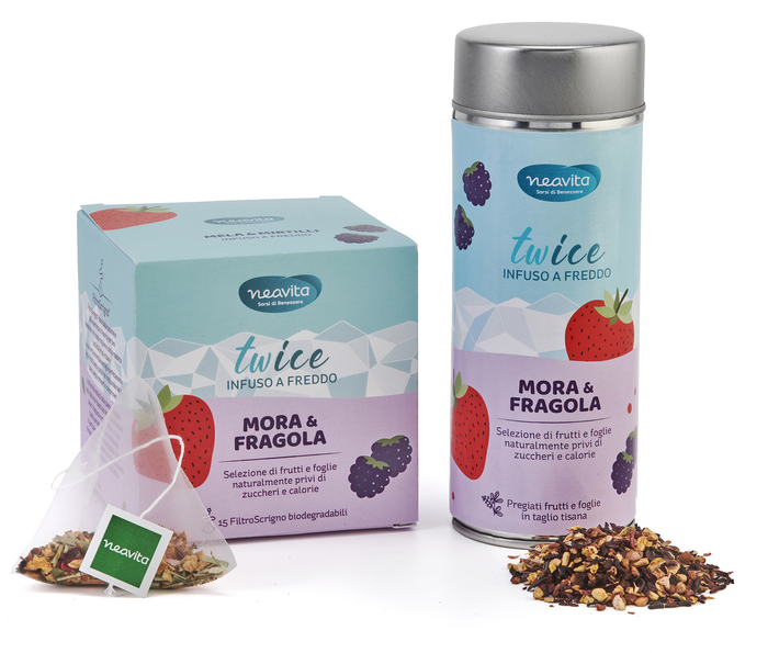 INFUSO TWICE MORA E FRAGOLA FILTROSCRIGNO 15 FILTRI 3,5 G - Fontenova srl