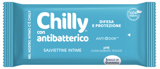 CHILLY SALVIETTE INTIME ANTIBATTERICHE 12 PEZZI - Fontenova srl
