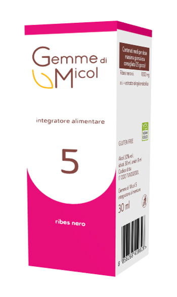 GEMME DI MICOL 5 RIBES NERO 30 ML - Fontenova srl