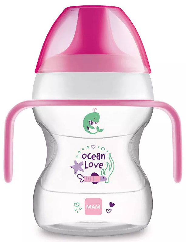 MAM LEARN TO DRINK CUP 190 ML 6+ BECCUCCIO RIGIDO FEMMINA - Fontenova srl