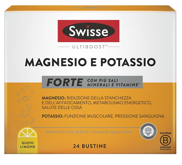 SWISSE MAGNESIO POTASSIO FORTE 24 BUSTINE - Fontenova srl