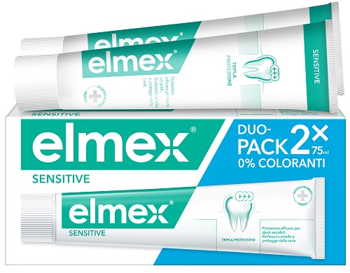 ELMEX SENSITIVE DENTIFRICIO BITUBO 2X75 ML - Fontenova srl