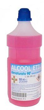 ALCOOL ETILICO DENATURATO 500 ML - Fontenova srl