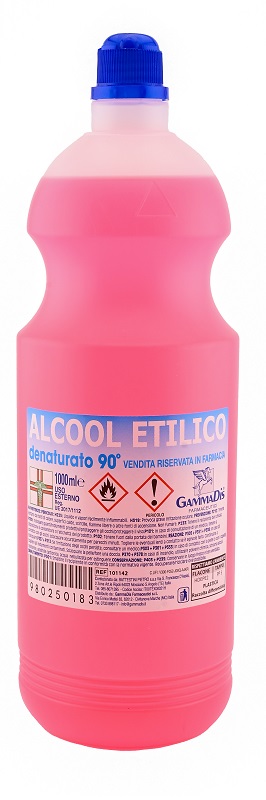 ALCOOL ETILICO DENATURATO 90 GRADI 1 LITRO - Fontenova srl